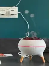JellyFuser producing mist beneath a red light strip